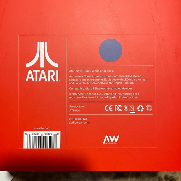 Royal blue Atari speaker hat - Picture 14 of 16